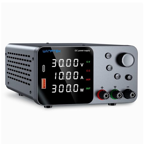 Alimentatore da banco 30V 10A 300W con regolatore di tensione CC USB/TYPE-C 18W Alimentatore da banco 30V 10A 300W con regolatore di tensione CC USB/TYPE-C 18W